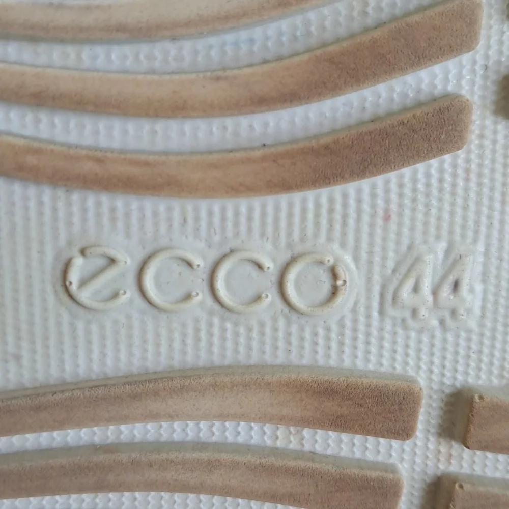 Ecco‎ Mens Athletic/Training/Walking Grey Leather Sneakers EU44/US10-10.5